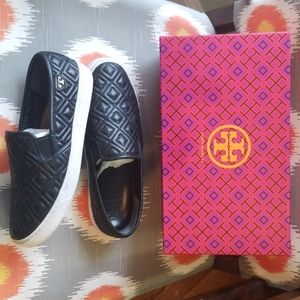 Tory Burch "Jessie" Quilted Slip-on Sneaker